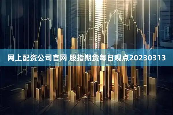 网上配资公司官网 股指期货每日观点20230313