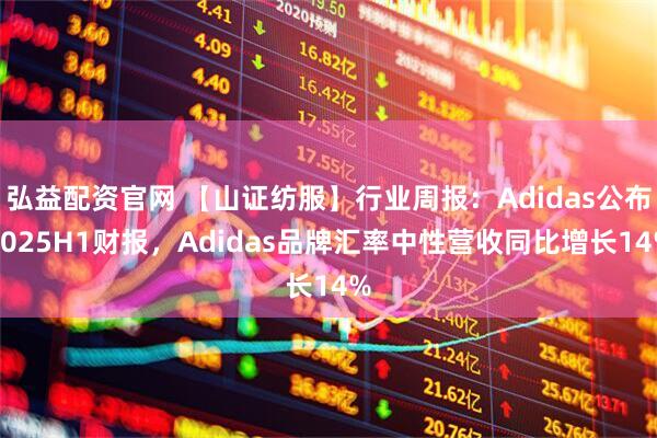 弘益配资官网 【山证纺服】行业周报：Adidas公布2025H1财报，Adidas品牌汇率中性营收同比增长14%