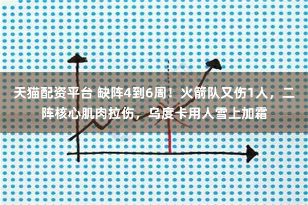 天猫配资平台 缺阵4到6周！火箭队又伤1人，二阵核心肌肉拉伤，乌度卡用人雪上加霜